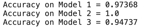 Image 3 — Accuracies of manually tuned models (image by author)