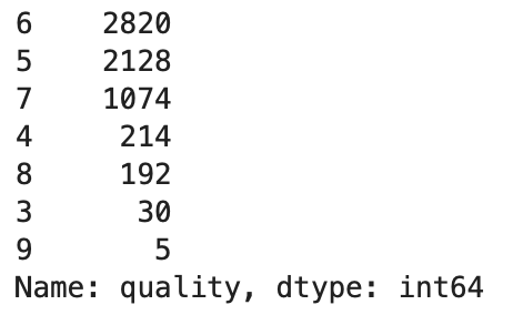 Image 4 — Target variable value counts (image by author)