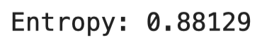 Image 6 — Entropy calculation in Python (image by author)