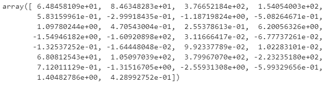 Image 9 — Optimized weights (image by author)