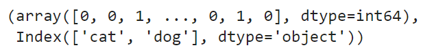 Image 10 — Factorize function applied to y_train (image by author)